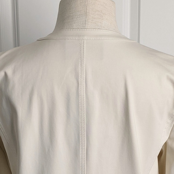 Lafayette 148 NY Jacket Mandarin Collar Zip Front Zip Cuffs Pockets Raffia 8 NWT - Picture 10 of 16